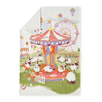 2Pcs Kid Throw Blankets Print Pattern Blanket 43*59" Set of 2/4