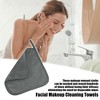 Unique Bargains Reusable Washable Makeup Removal Cleaning Cloth 8''x8'' 2pcs - 2 of 4