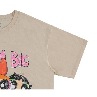 The Powerpuff Girls Ladies Powerpuff Girls Classic T-Shirt - Powerpuff Fitted Classic T-shirt - Blossom Bubble and Buttercup Shirt (Light Pink, Small) — фото 4