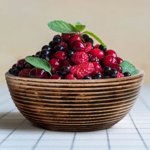 Mela Artisans Darma Valley Bowl Large in Medium Burnt - 1 of 4