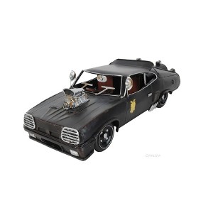 Old Modern Handicrafts 1973 Mad Max V8 Interceptor Model – Handmade Iron 1:17 Scale Replica, 11" Length - 1 of 4