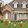 Big Dot of Happiness Ornaments Lawn Decorations - Outdoor Holiday and Christmas Yard Decorations - 10 Piece - 2 of 4