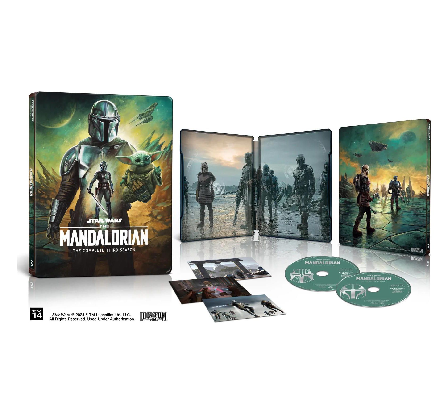 Steelbook The Mandalorian : Complete Season 3 (UHD) New