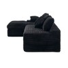 Dolonm L-Shape Sectional Sofa with Chaise: High-Resilience Foam, 4-Seater, Convertible Layout for Small Spaces - 3 of 4