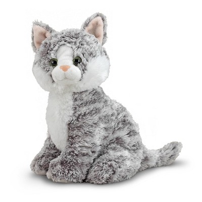 grey cat plush