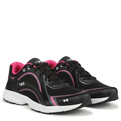 Обувь Ryka Women's Sky Walk Walking Shoes Black/Pink Leather 8.5 W — фото 2