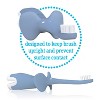 Dr. Brown's Infant-to-Toddler Manual Toothbrush with Apple Pear Toothpaste Kit - Blue Elephant - 2pk - 3 of 4