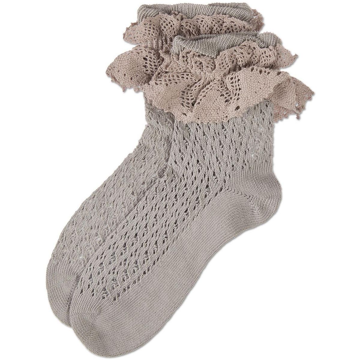 Memoi Women's Whimsy Lace Anklet Socks - thumbnail 3
