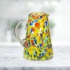 Amici Home Carnaval Pitcher, Imbedded Opaque Beads, Recycled Handblown Artisanal Mexican, Tabletop Glassware, 8″ D x 8″ H,80-Ounce - 4 of 4