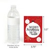 Big Dot of Happiness Red and Gold Friendsmas - Fill-in Friends Christmas Party Invitations (8 Count) - 3 of 4