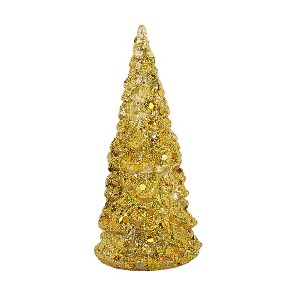 Roman 4.75 In Lighted Glitter Tree Battery Operated Tree Sculptures - 1 of 3