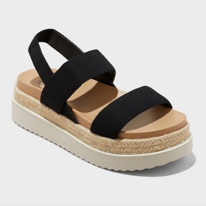 Women's Elliot Stretch Strappy Platform Sandals - Wild Fable™ - 1 of 4