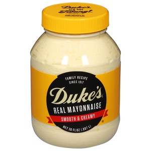 Duke's Real Smooth & Creamy Mayonnaise 30 fl oz - 1 of 4