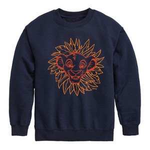 Boys' - Disney - The Lion King Graphic Long Sleeve Fleece Sweatshirt - 1 of 3