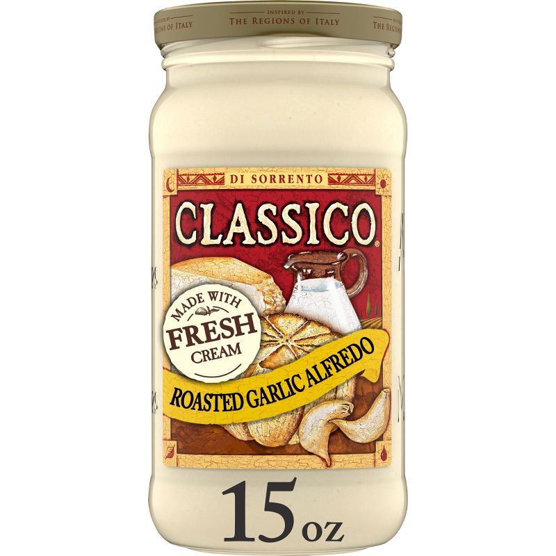 Classico Roasted Garlic Alfredo Pasta Sauce - 15oz, 1 of 11