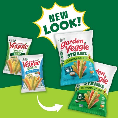 Sensible Portions Garden Veggie Sea Salt & Ranch Straws with Avocado Oil - 9oz/12ct