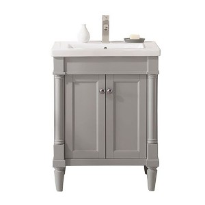 Legion Furniture 24 inches GRAY SINK VANITY - 1 of 4