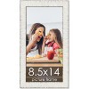 PosterPalooza | Photo Size Ornate White Picture Frame - UV Acrylic, Foam Board Backing, Hanging Hardware - 2 of 4