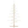 Wooden Christmas Tree Natural Wood Solid Pine Wood Small - 4 of 4