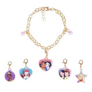 Disney Girls Add-A-Charm Bracelet Set – Disney Princess 6-Piece Box – Ages 3+ - 1 of 4