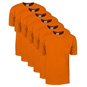 6 Pack Shaka Wear Men's Max Heavyweight Short Sleeve Crew Neck T-Shirt - 1 of 4