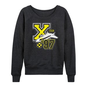 Women's - Marvel - X-Men X 97 Lightweight French Terry Wide Neck Long Sleeve Shirt - 1 of 4