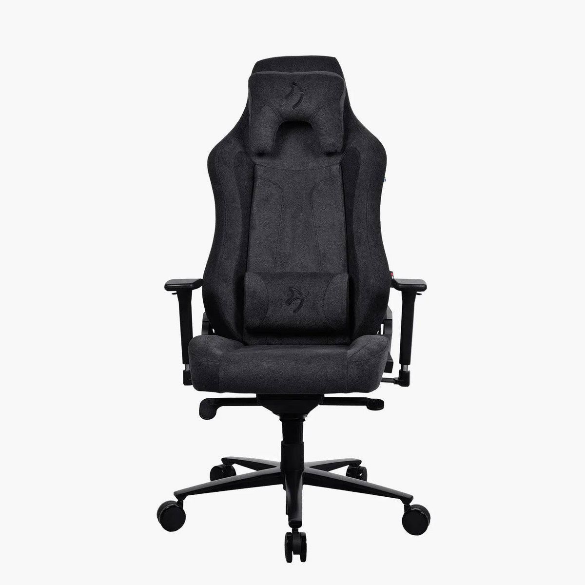 Arozzi Vernazza Soft Fabric Durable Upholstery Ergonomic Office and Gaming Chair with 3D Armrests Soft Neck and Lumbar Support Pillows