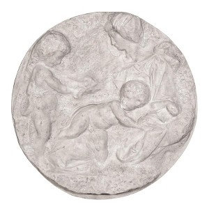 Design Toscano Direct Casting of The Virgin and Child with the Infant St. John Wall Sculpture - 1 of 4