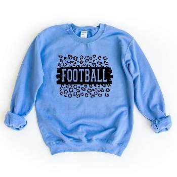 Simply Sage Market Women's Graphic Sweatshirt Football Leopard