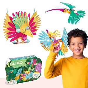 Clixo Jungle Birds Magnetic Building Set: 24 Pieces for Creative Thinking & Creativity - 1 of 4