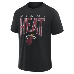 NBA Miami Heat Men's Black Short Sleeve T-Shirt - 1 of 3