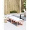 78.9"Patio Sofa Bench Extendable Solid Wood Douglas - 4 of 4