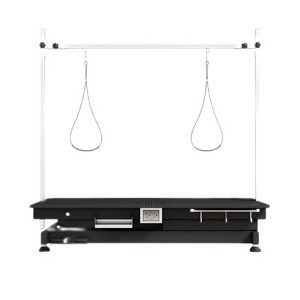 FURNIinspire Pet Grooming Tools Foldable Pet Grooming Table for Pet Large Dogs and Cats with Adjustable, Bathing Station, Black, 49.6"*26"*36" - 1 of 4