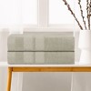 Unique Bargains Cotton Absorbent Lightweight Bath Towels 2 Pcs - 3 of 4