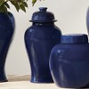 Plum & Post Koa Lidded Mini Ginger Jar - Navy Ceramic - Handcrafted - 2 of 2