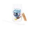 Silver Buffalo Disney Lilo & Stitch Elvis Stitch 16-Ounce Glass Tumbler With Lid and Straw - 4 of 4