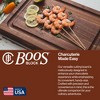 John Boos BBQ Collection Reversible Wood Cutting Board w/Juice Groove, Walnut - 4 of 4