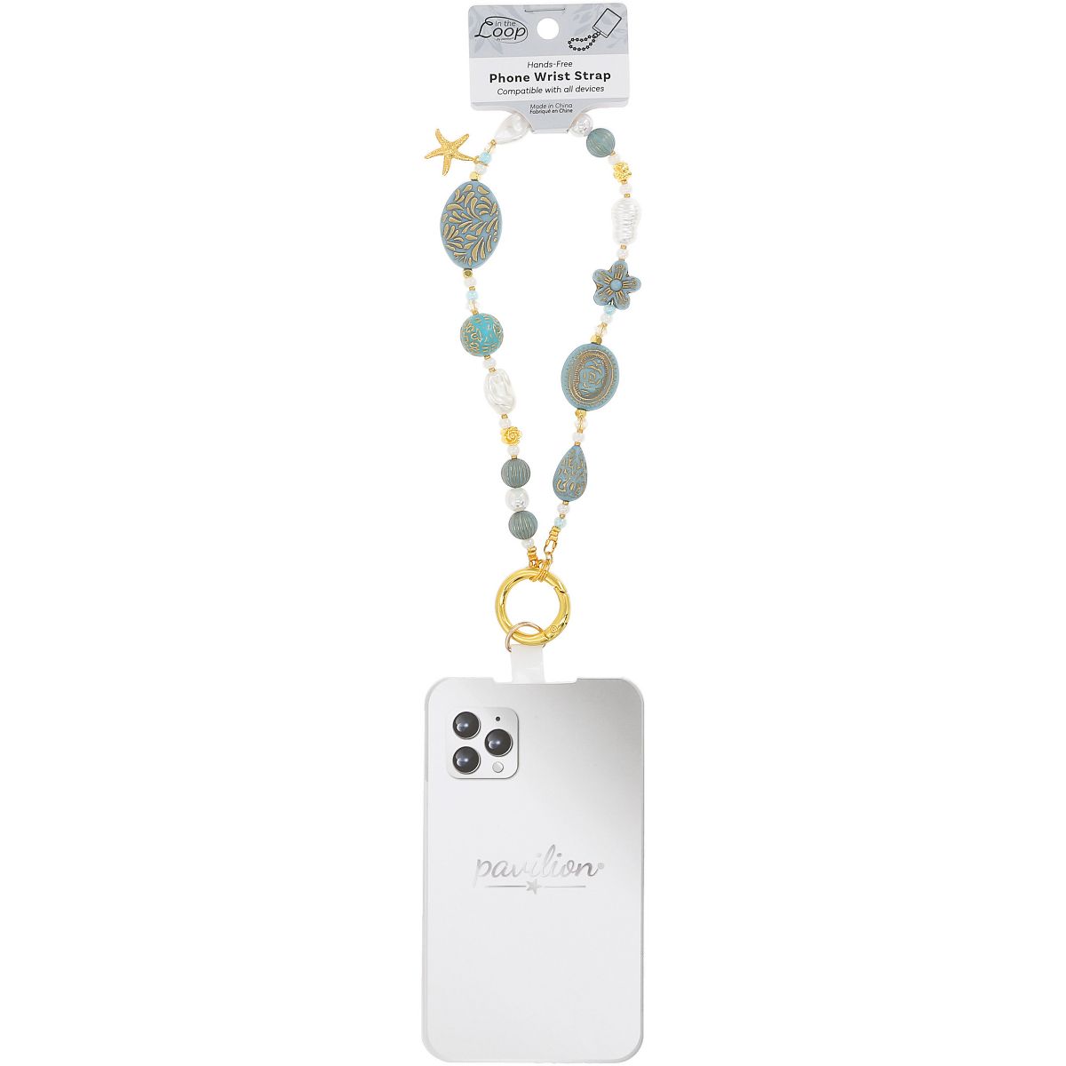 Pavilion Gift Company - Beach - Beaded Hands-Free Wrist Strap - Cell Phone Accessories - thumbnail 8