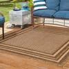 Unique Loom    Outdoor Border Multi Border Area Rug - 3 of 4