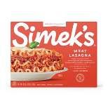 SIMEK'S Meat Sauce Lasagna - Frozen - 32oz