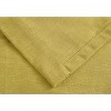 Kate Aurora Teen Decor Poly Cotton Pastel Yellow Colored Grommet Top Window Valance - 3 of 4