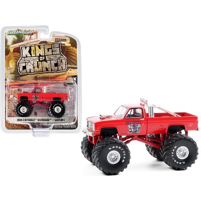 1984 Chevrolet Silverado Monster Truck "Samson I" Red "Kings of Crunch" Series 8 1/64 Diecast Model Car by Greenlight