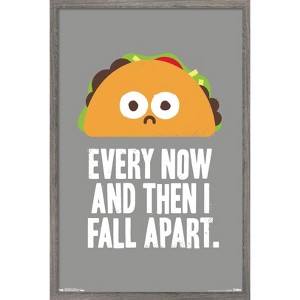 Trends International David Olenick - Taco Fail Framed Wall Poster Prints - 1 of 4