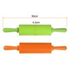 Unique Bargains Silicone Small Smooth Non-stick Heat-resistant Rolling Pins 2 Pcs - 2 of 4