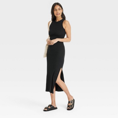 Women's Rib-Knit Maxi Bodycon Dress - Universal Thread - image 3