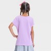 Girls' Short Sleeve Pelican Graphic T-Shirt - Cat & Jack™ Lilac - 3 of 4