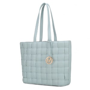 MKF Collection Rowan Woven Vegan Leather Women’s Tote Bag by Mia K - 1 of 4