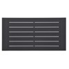 Modway Tahoe Outdoor Patio Powder-Coated Aluminum Coffee Table, Gray - 3 of 4