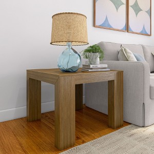 Plank+Beam Modern Square Corner Table, 32", Side Table for Living Room, Mini End Table for Small Spaces - 1 of 4