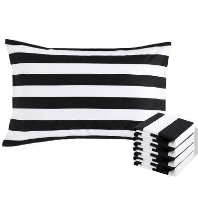 2 Pack Brushed Microfiber Pillowcases, Super-Soft and Cozy Printed Pillow Cases with Envelope Closure - NTBAY